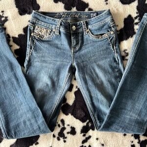 L.A. Idol Blue Boot Cut Jeans Classic Style